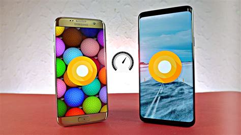 Samsung Galaxy S9 Plus Vs S7 Edge Android 80 Oreo Speed Test Youtube