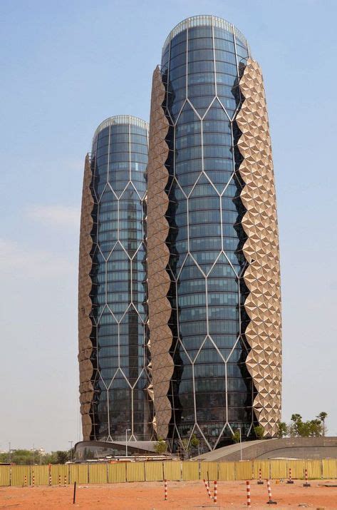 Abu Dabi Al Bahar Towers Más With Images Structure Architecture