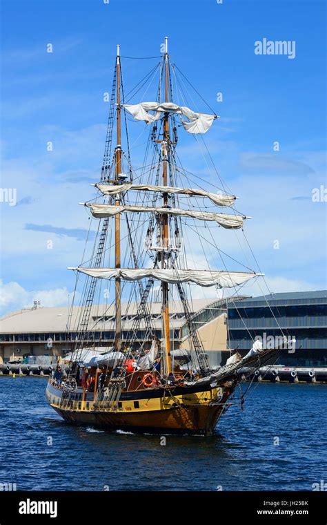 Two Masted Square Rigged Sailing Ship Hi Res Stock Photography And