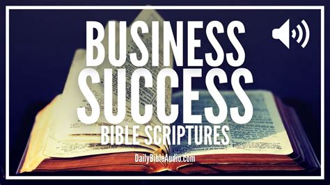 Scriptures About Business Success Prosperity Bible Verses For