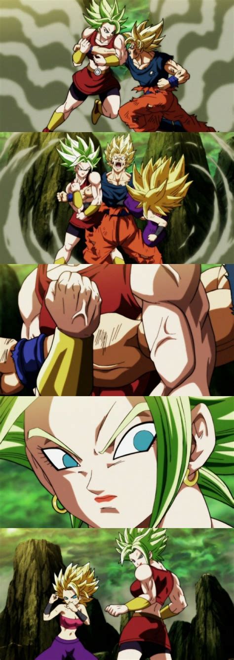 Goku Vs Caulifla And Kale Dragon Ball Know Your Meme