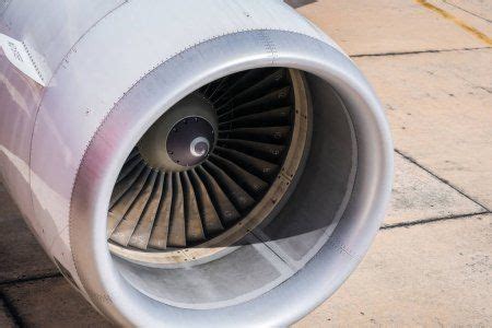 Motor de turbina de avión Imagen de stock Turbina Motores