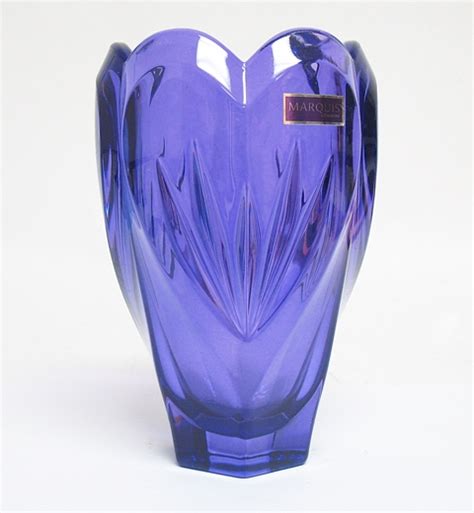 Lot Detail Waterford Purple Crystal Vase