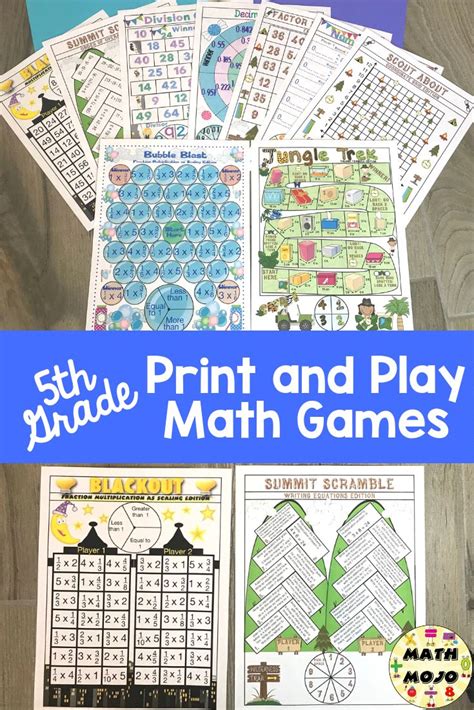 Math Games For 5th Graders