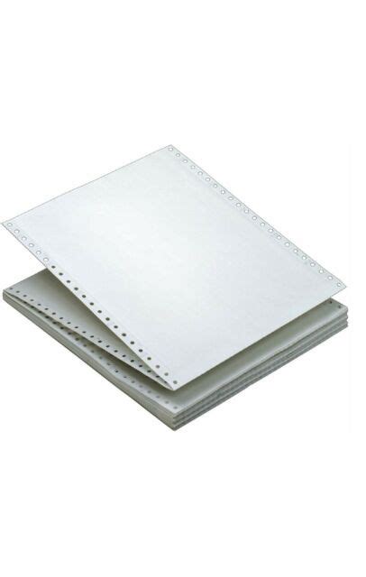 Tops Continuous Computer Paper 2 Part Carbonless Sheets 95 X 11 Inch