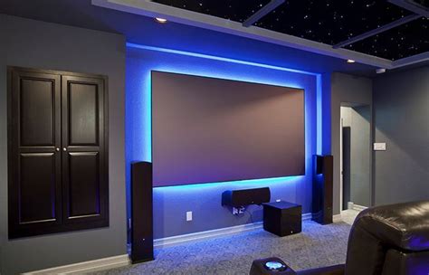 backlit projector screen #projectorscreen | Home cinema ... I want to do something like this in.