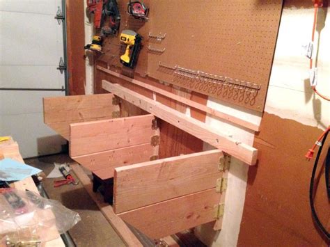 Diy Folding Workbench Easy Instructions For Building A Floating