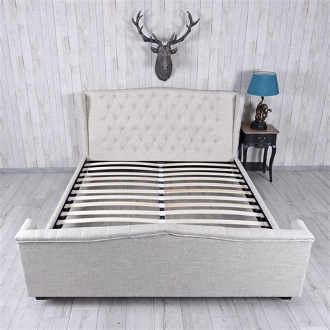 Le camere di piccole dimensioni possono rappresentare una sfida anche per gli arredatori più capaci. Inglese Letto Matrimoniale Chesterfield Imbottito Testata 180x200cm Doppio | eBay