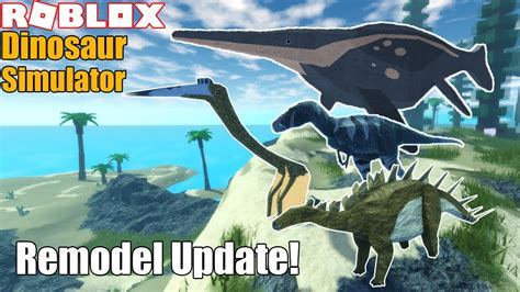 Trex Quetzalcoatlus Kentrosaurus And Shastasaurus Remodel Update