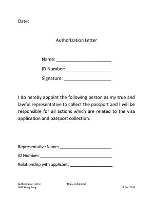 Authorization Letter For Psa Complete With Ease AirSlate SignNow