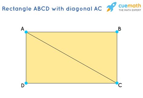 How To Find The Length Of A Diagonal Of A Rectangle With Length Given