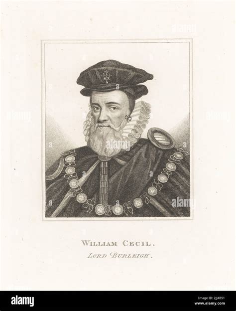 William Cecil 1st Baron Burghley 1520 1598 English Statesman The