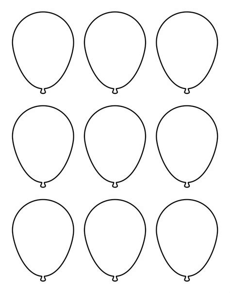 10 Best Printable Balloon Cutouts Pdf For Free At Printablee