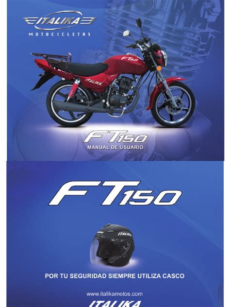 Italika Ft 150 User Manual Pdf Motocicleta Tornillo