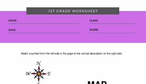 1st Grade Geography Worksheets in 2023 | Worksheets Free