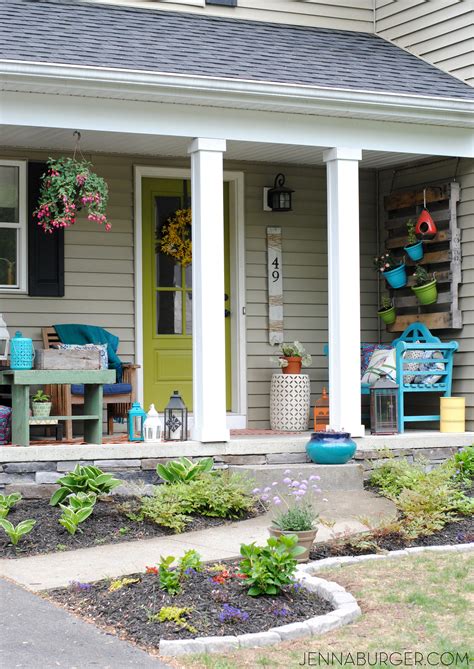 Discover collection of 14 photos and gallery about front porch designs for small houses at louisfeedsdc.com. Spring + Summer Front Porch - Jenna Burger