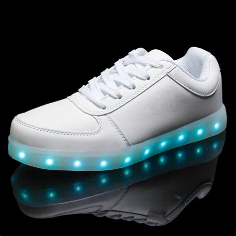 2017 Men Colorful Glowing Shoes With Lights Up Led Luminous Shoes A New
