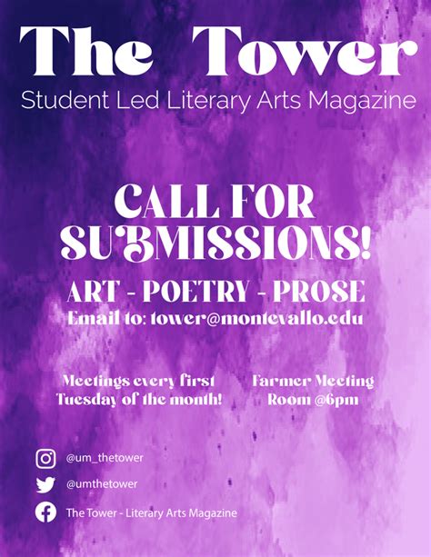 Creative Writing At The University Of Montevallo Home