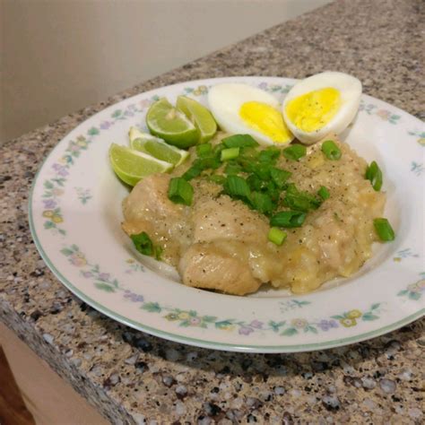 Chicken Arroz Caldo Chicken Rice Porridge Recipe Allrecipes