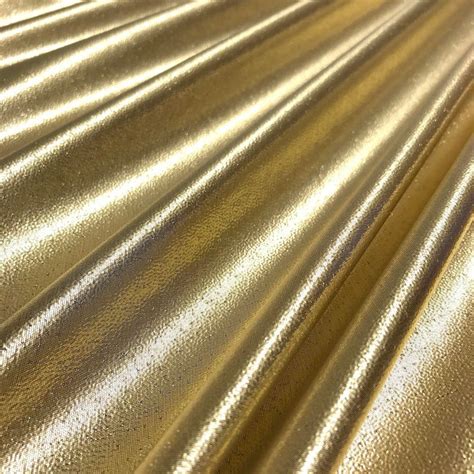 Tissue Lame Fabric Shiny Gold For Craft Decoration Costume Etsy