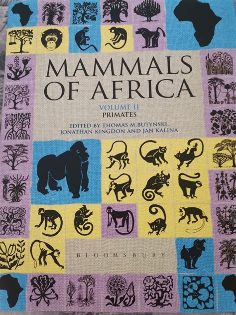 Mammals Of Africa Volume Ii Primates Zoochat