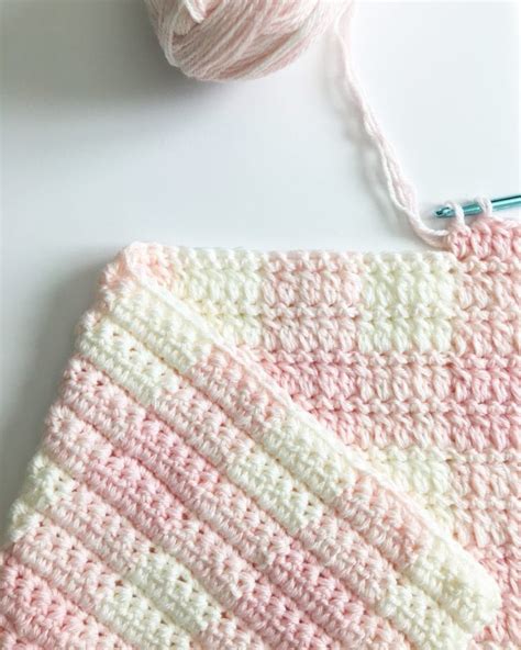 15 Free Crochet Gingham Blanket Patterns Daisy Farm Crafts