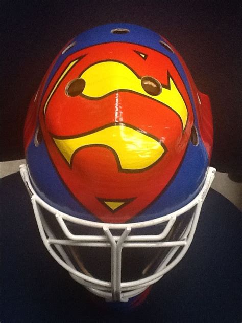 Superman Football Helmets Goalie Mask Helmet