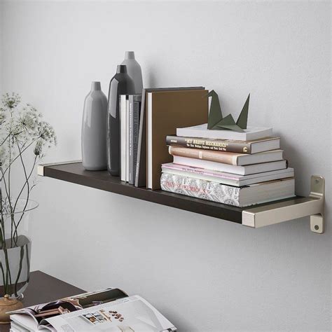 Ikea Ekby Hemnes Wall Shelf With Bracket Furniture And Home Living