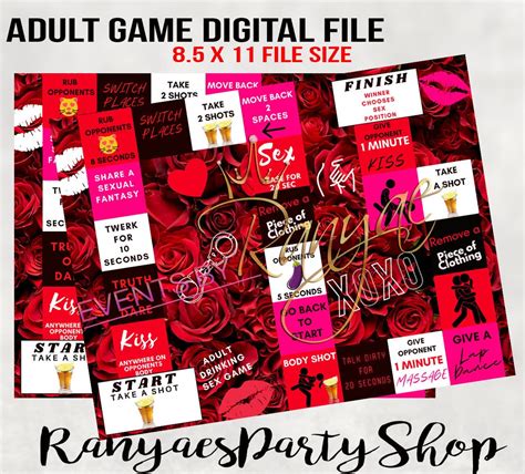 Digital File Only Adult Party Game Date Night Adult Date Etsy