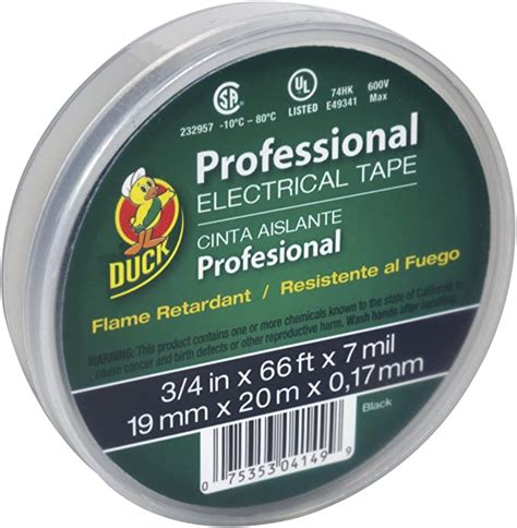 Duck Brand 299019 Professional Grade Electrical Tape 34 Inch By 66