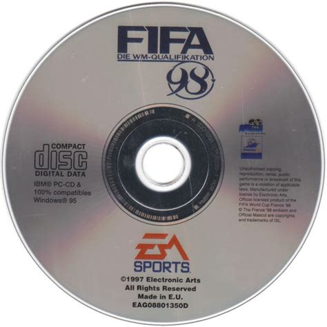 Fifa Road To World Cup 98 1997 Box Cover Art Mobygames