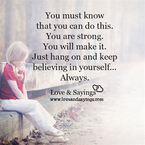 Keep Believing In Yourself Always