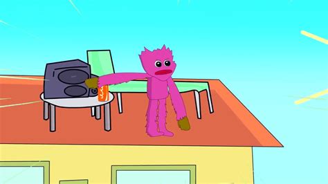 Kissy Missy Dancing On The Roof Poppy Playtime Animation Youtube