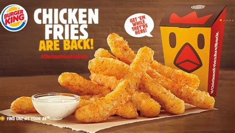 Chicken Fries Are Back At Burger King Los Angeles Times