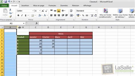Microsoft Excel 2010 - Mise en forme de tableaux #E04 - YouTube