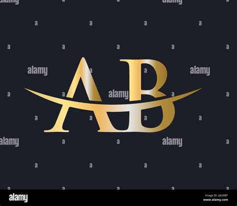 Initial Monogram Letter Ab Logo Design Vector Ab Logo Design Template