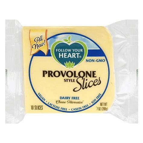 Follow Your Heart Cheese Dairy Free Provolone Style Slices 10 Ea