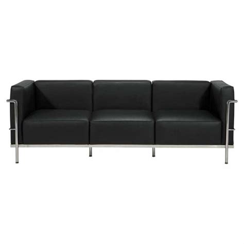 Das möbel überzeugt durch sein chices design: Le Corbusier LC3 Sofa (3-Sitzer) » Bauhaus Klassiker Sofa