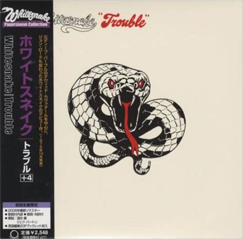 Whitesnake Trouble Japanese Cd Album Cdlp 392395