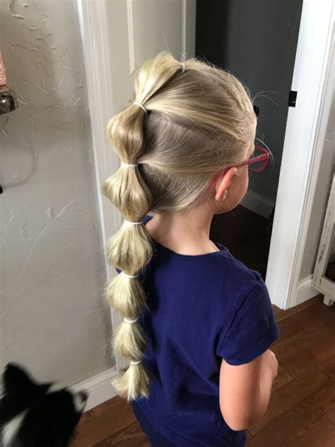 Little Girl Hairstyle In 2020 Little Girl Hairstyles Ponytail Styles