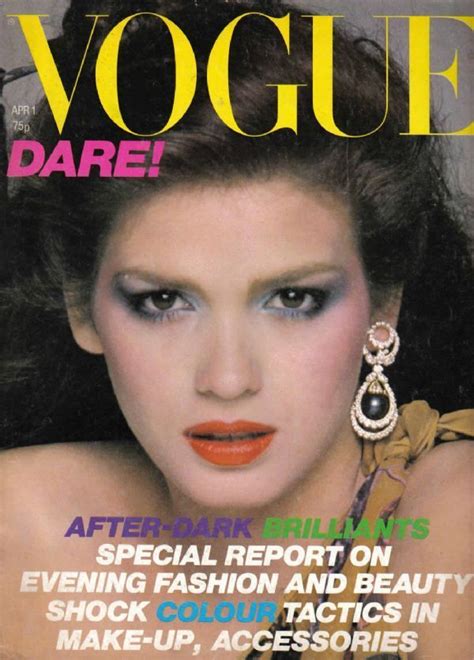 Gia Carangi Vogue Magazine United Kingdom April 1979 Gia