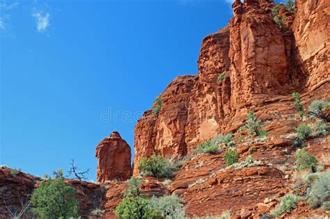 Red Rocks Of Sedona Arizona On A Sunny Day Stock Image Image Of