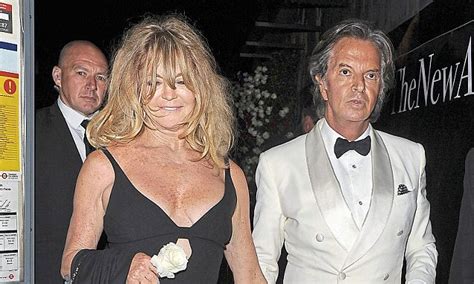 Goldie Hawn Looks Like Shes Enjoyed The Free Bubbly After Leaving
