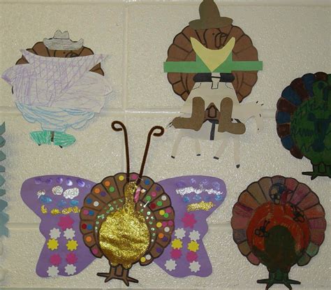 Kids Turkey Disguise Craft Idea Butterfly Diskretdesigns