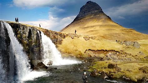 Kirkjufell Iceland Most Of Beautifull Mountain Hiking 2019 Drone Youtube