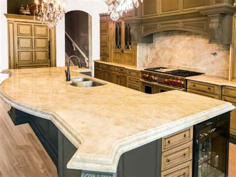 Limestone Kitchen Counter Design Ideas
