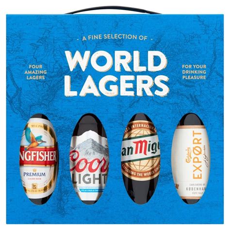 World Lager Selection T Set 330ml 6 Pack Aft Drinkscash And Carry