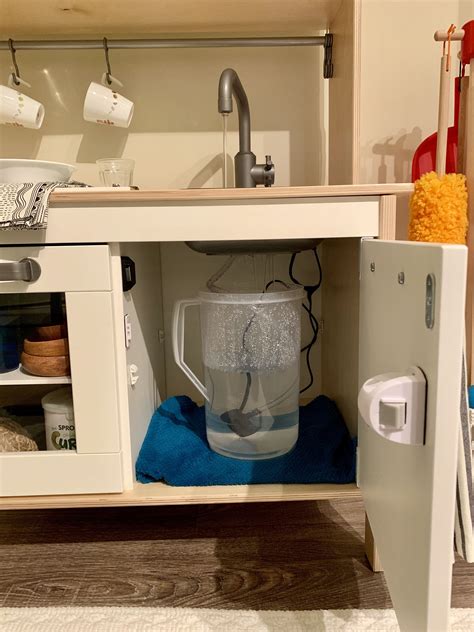 #smallkitchen Montessori Duktig IKEA Kitchen water hack – smallkitchen