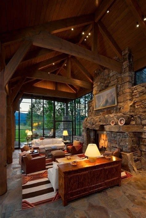 Rustic Interior Design Rustic House Log Homes Cabin