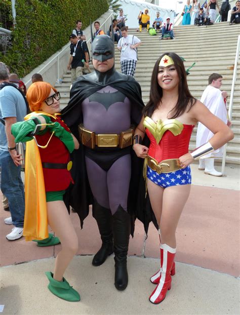 Wonder Woman Batman And Robin At Sdcc 2013 By Katunverdi On Deviantart